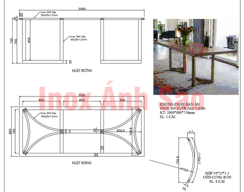 chan-ban-an-inox-vang-xuoc