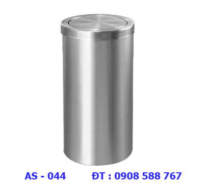 Thùng rác bằng inox với thiết kế hiện đại