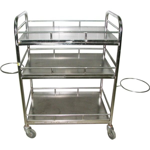 Xe đẩy inox spa